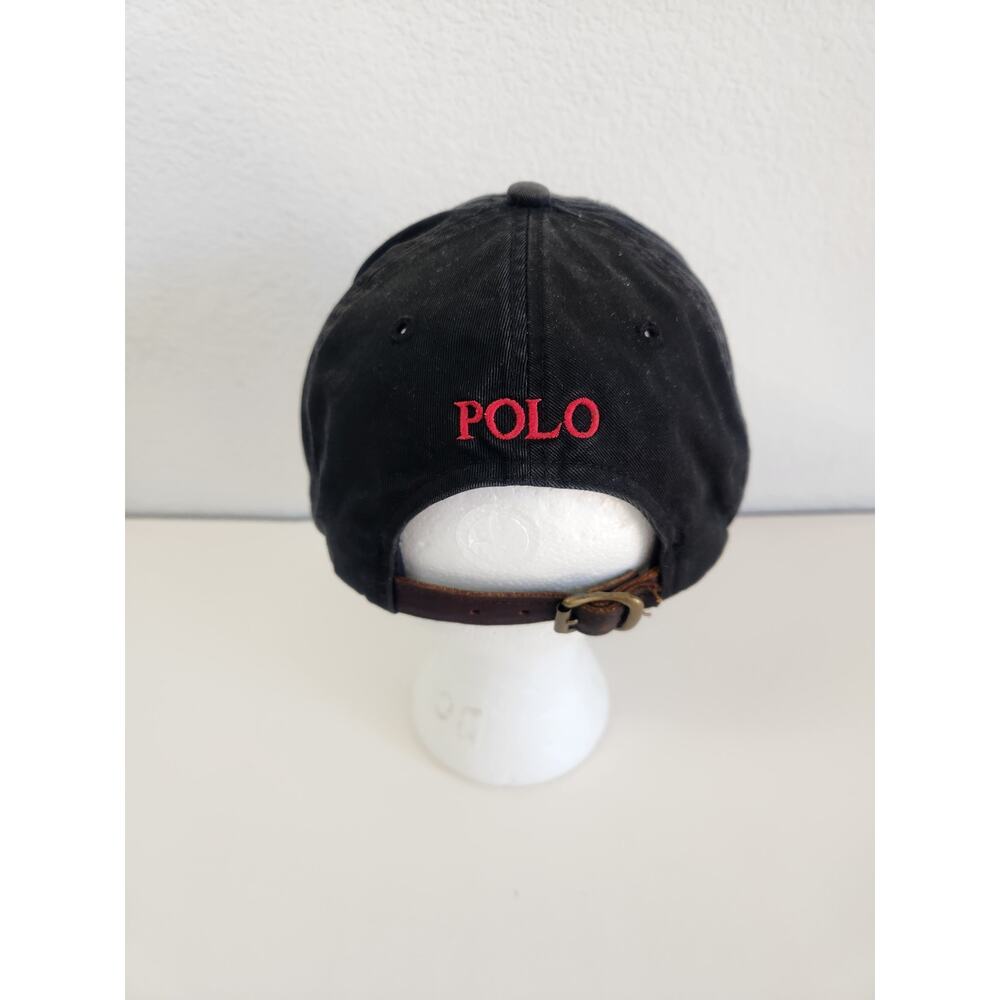 Vintage Polo Ralph Lauren Black Hat One Size Unisex - Picture 3 of 7